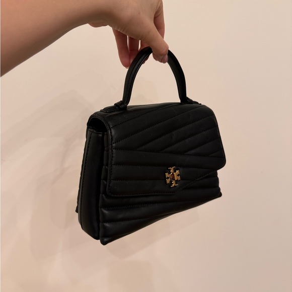 Tory Burch Black Quilted Leather Handbag - Picture 16 of 16